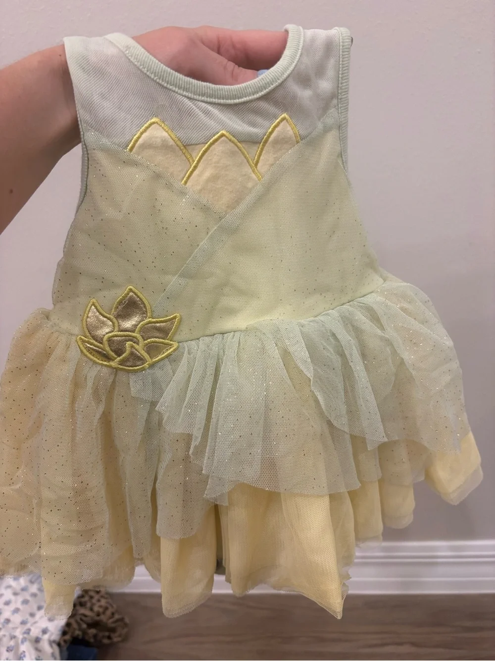 Disney baby Tiana onesie